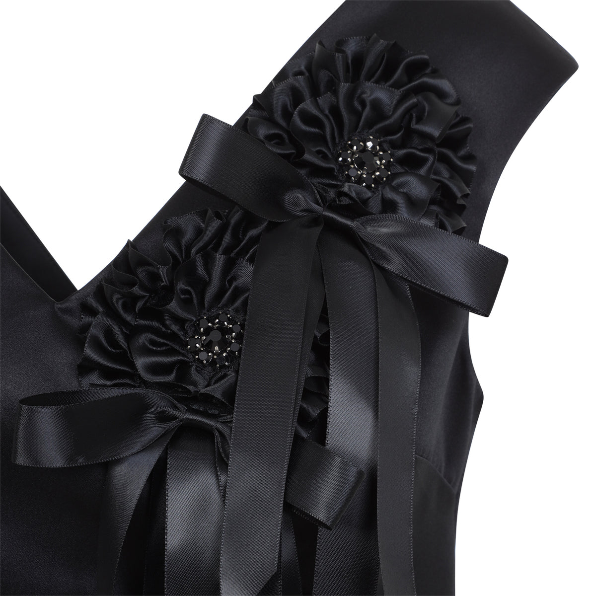 Simone Rocha Ribbon Rosette Portrait Dress