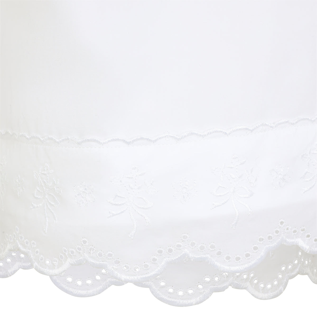 Simone Rocha Cropped Puff Sleeve Lace T-Shirt