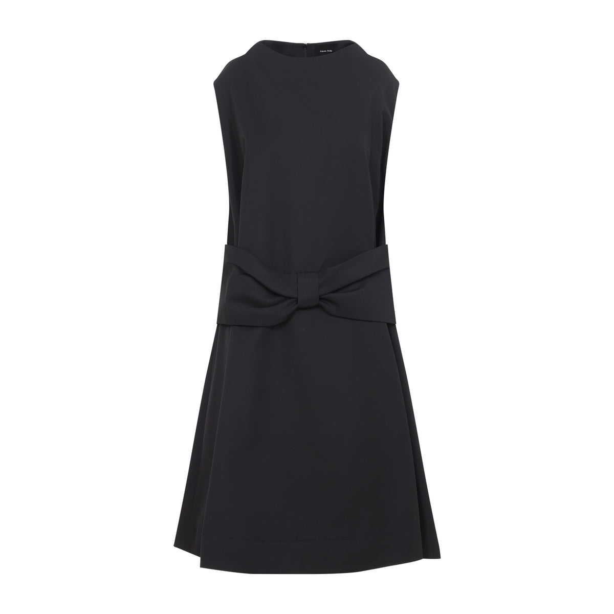 Simone Rocha Boxy Peplum Bow Detail Dress