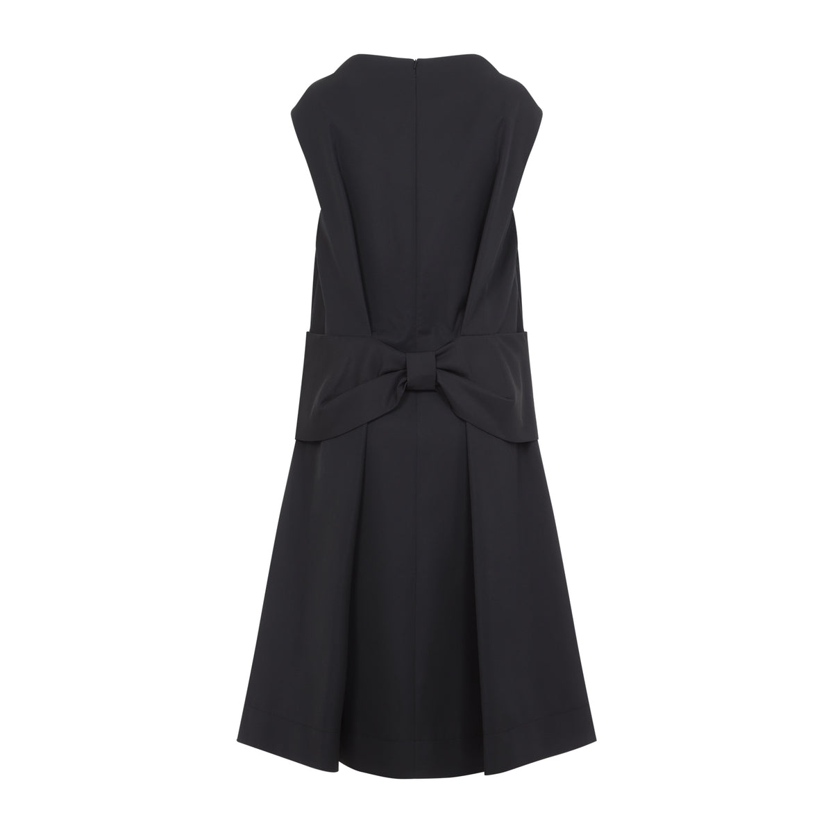 Simone Rocha Boxy Peplum Bow Detail Dress