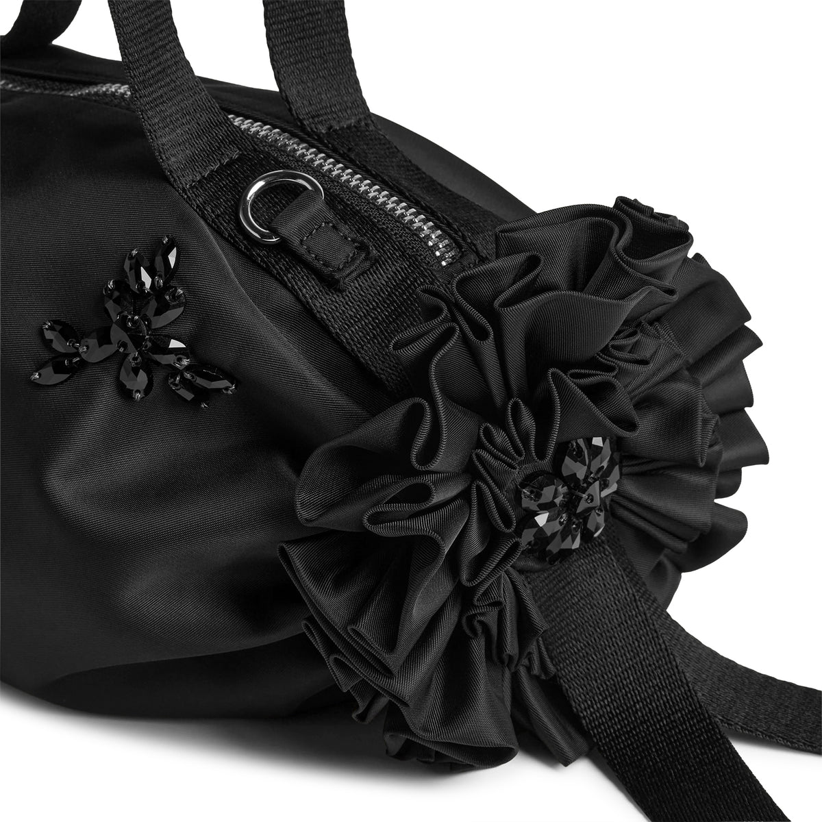 Simone Rocha Mini Double Ribbon Rosette Bag