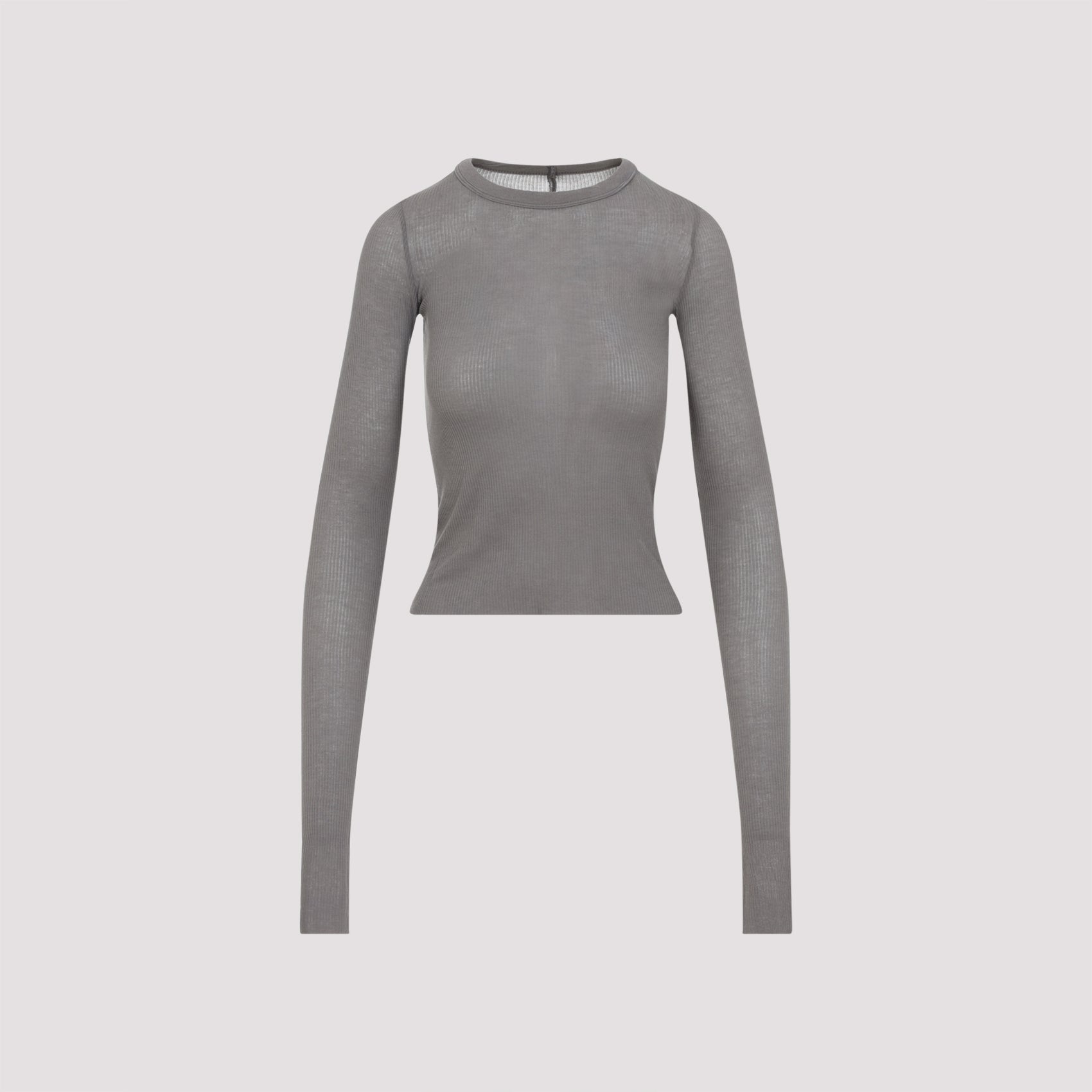 Rick Owens Cropped Rib LS T-shirt