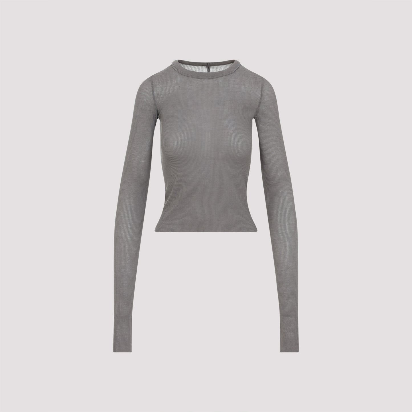 Rick Owens Cropped Rib LS T-shirt