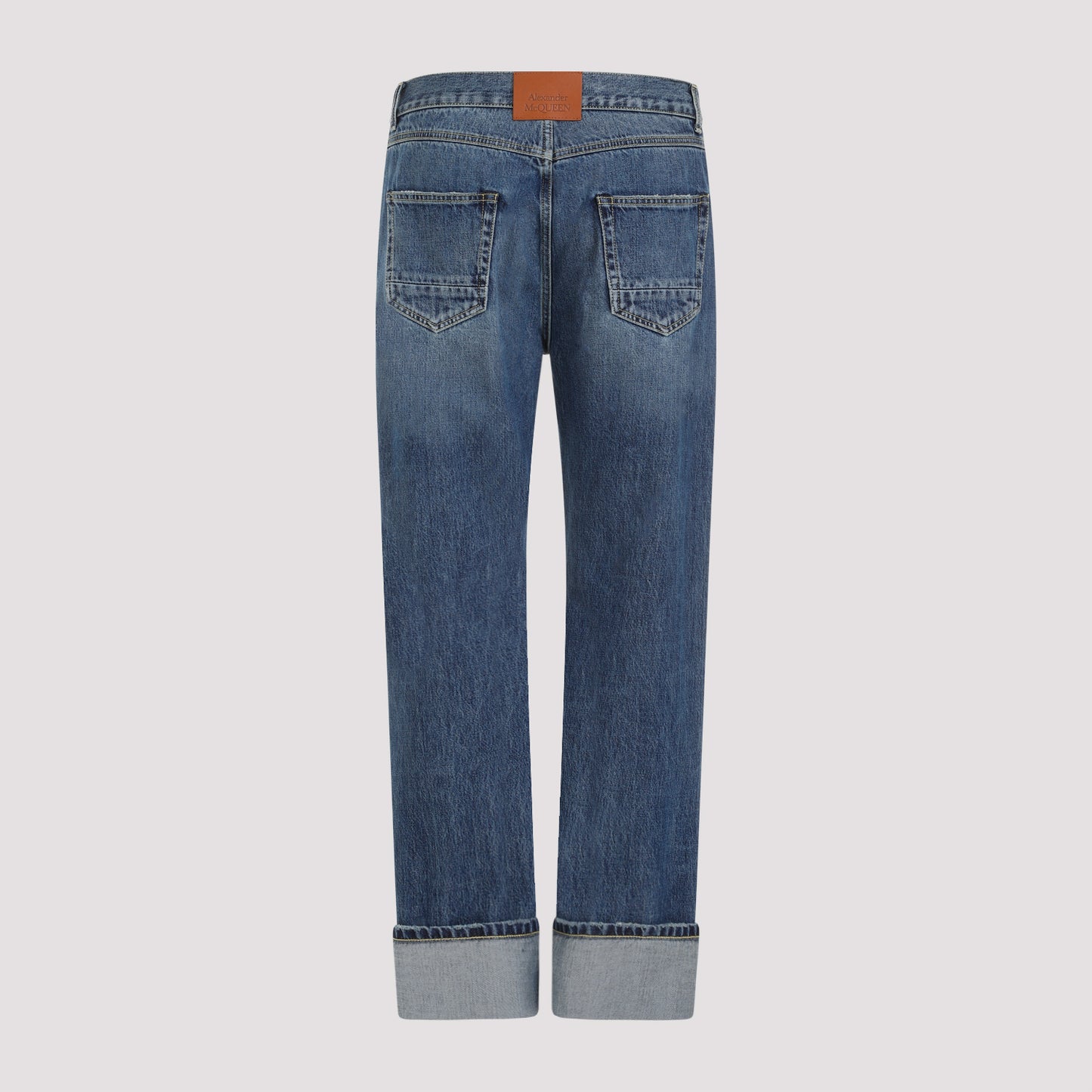 Alexander McQueen Turn Up Jeans