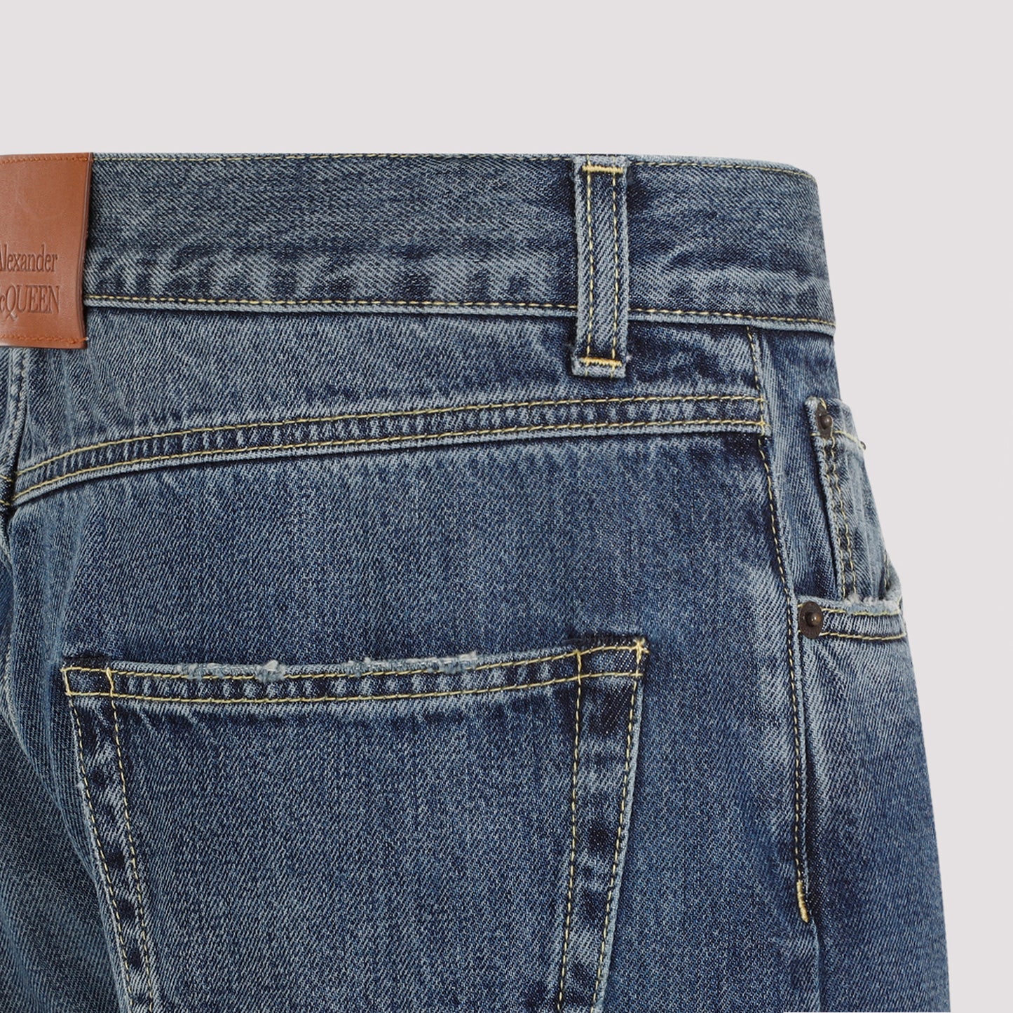 Alexander McQueen Turn Up Jeans