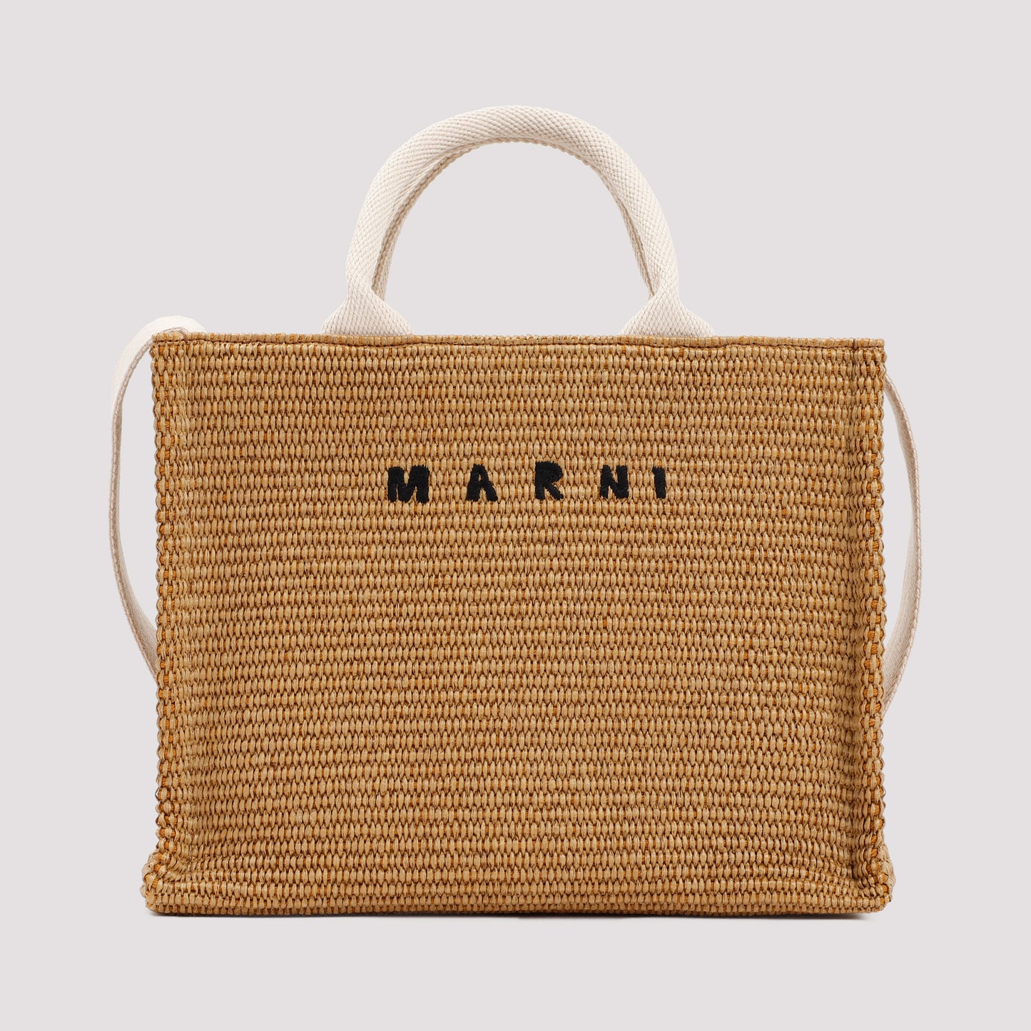 Marni Raffia East-West tote bag