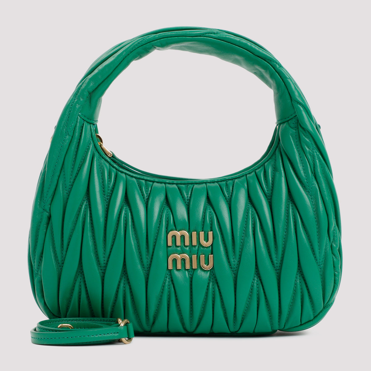 Miu Miu Small Wander matelassé hobo bag