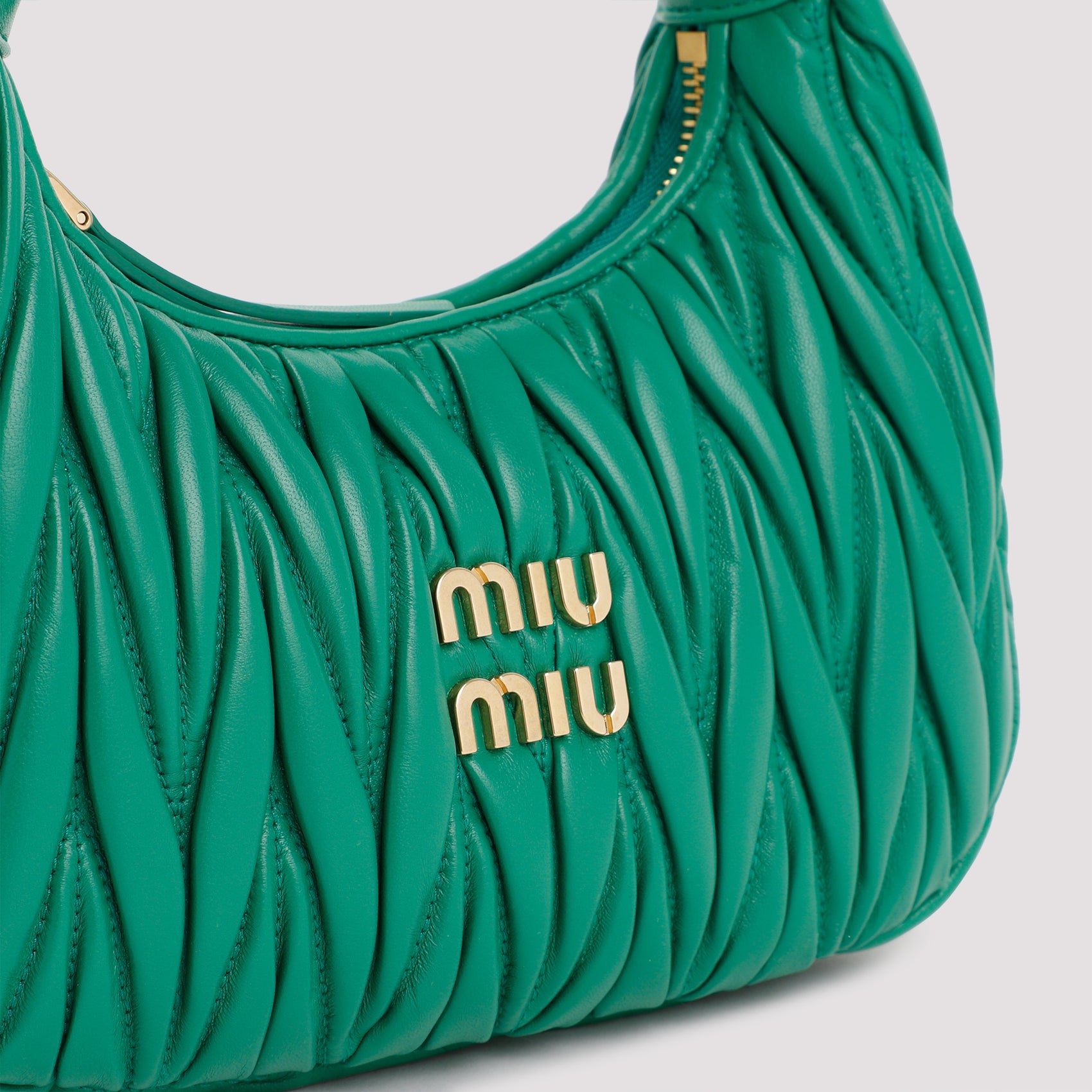 Miu Miu Small Wander matelassé hobo bag