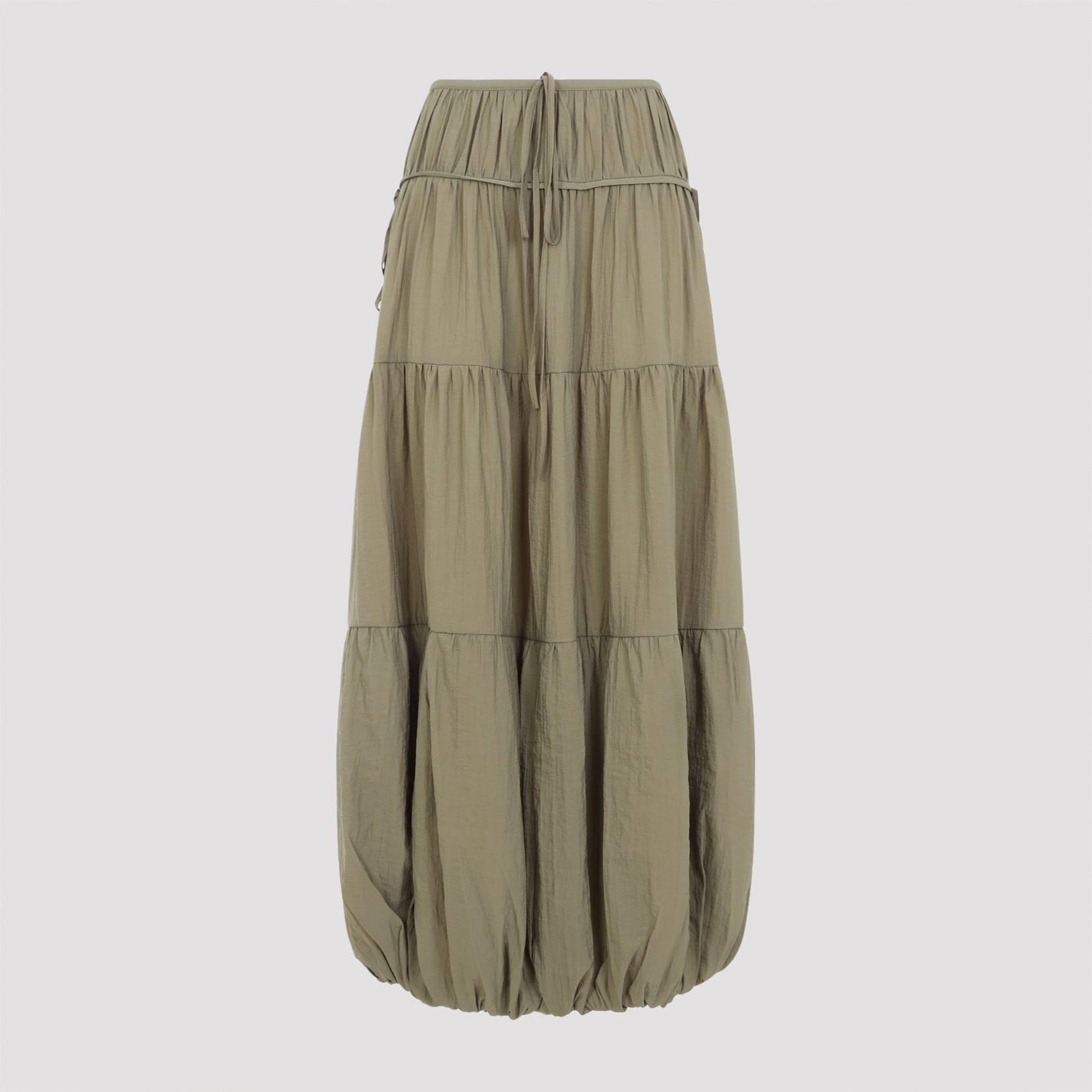 CO Soft Gathered Bubble Midi Skirt