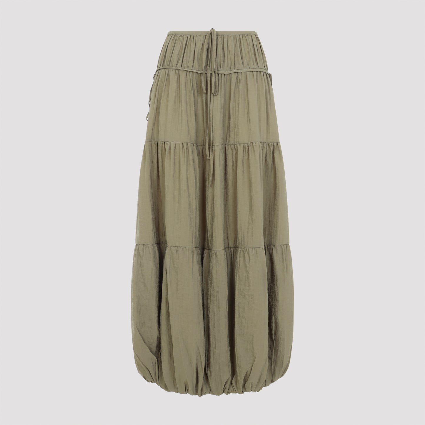 CO Soft Gathered Bubble Midi Skirt