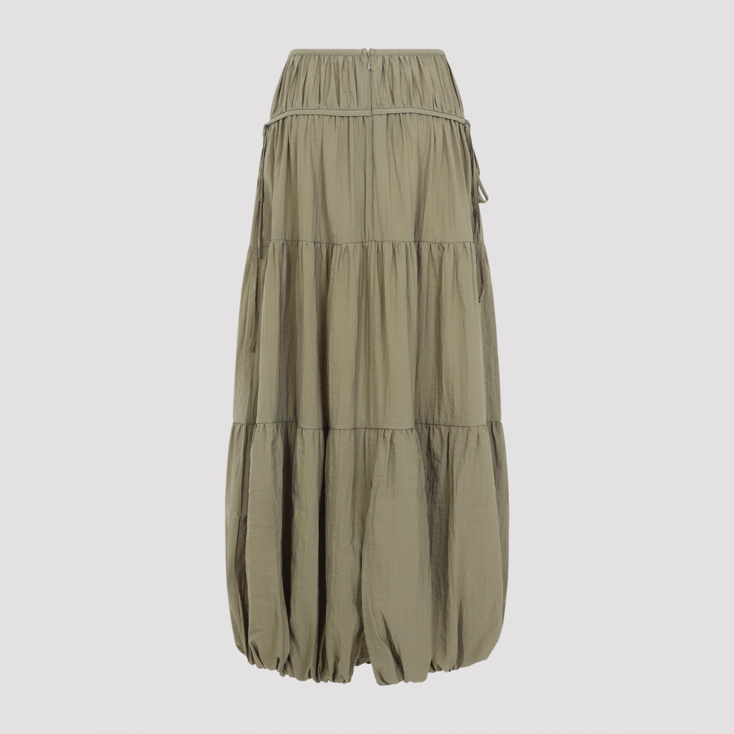 CO Soft Gathered Bubble Midi Skirt