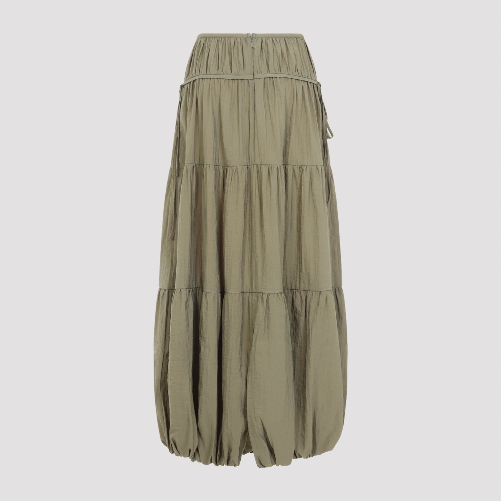 CO Soft Gathered Bubble Midi Skirt