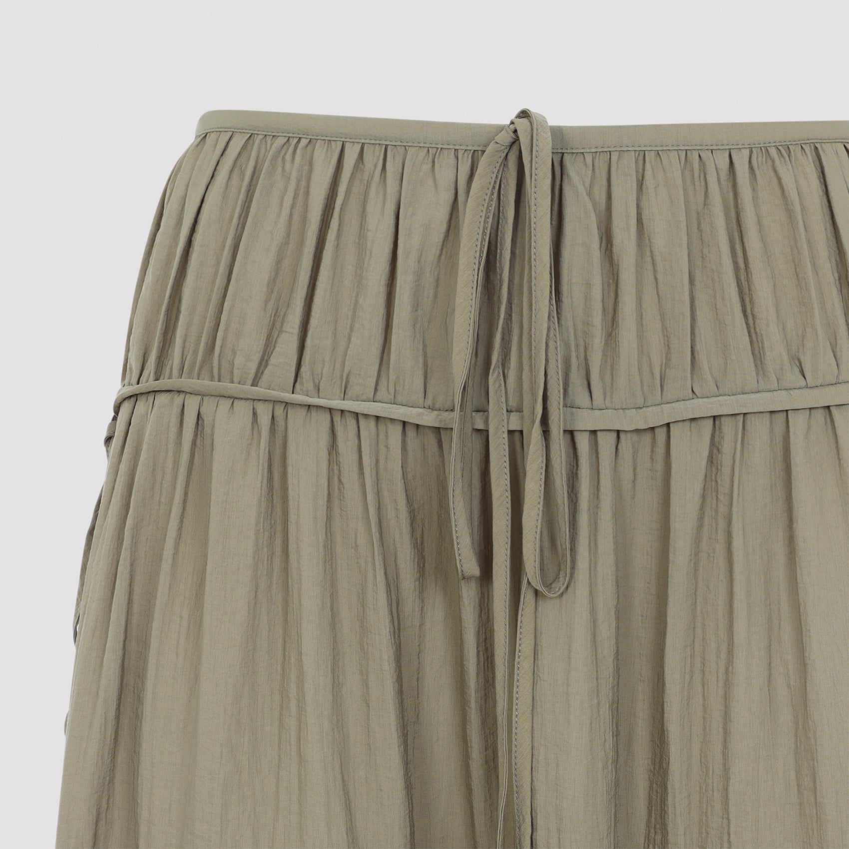 CO Soft Gathered Bubble Midi Skirt