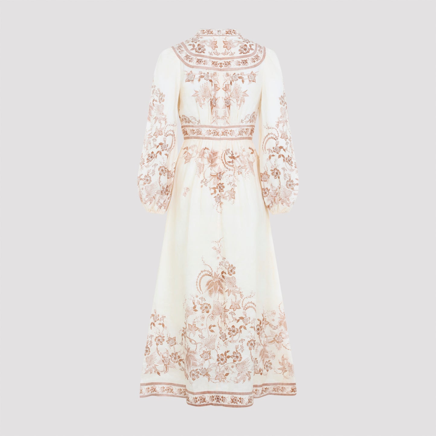 Zimmermann Indra Plunge Midi Dress