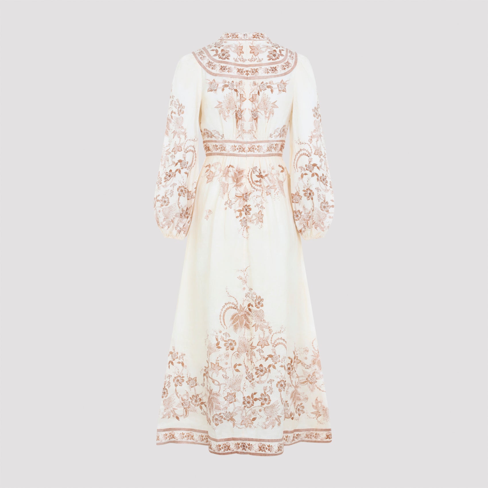 Zimmermann Indra Plunge Midi Dress