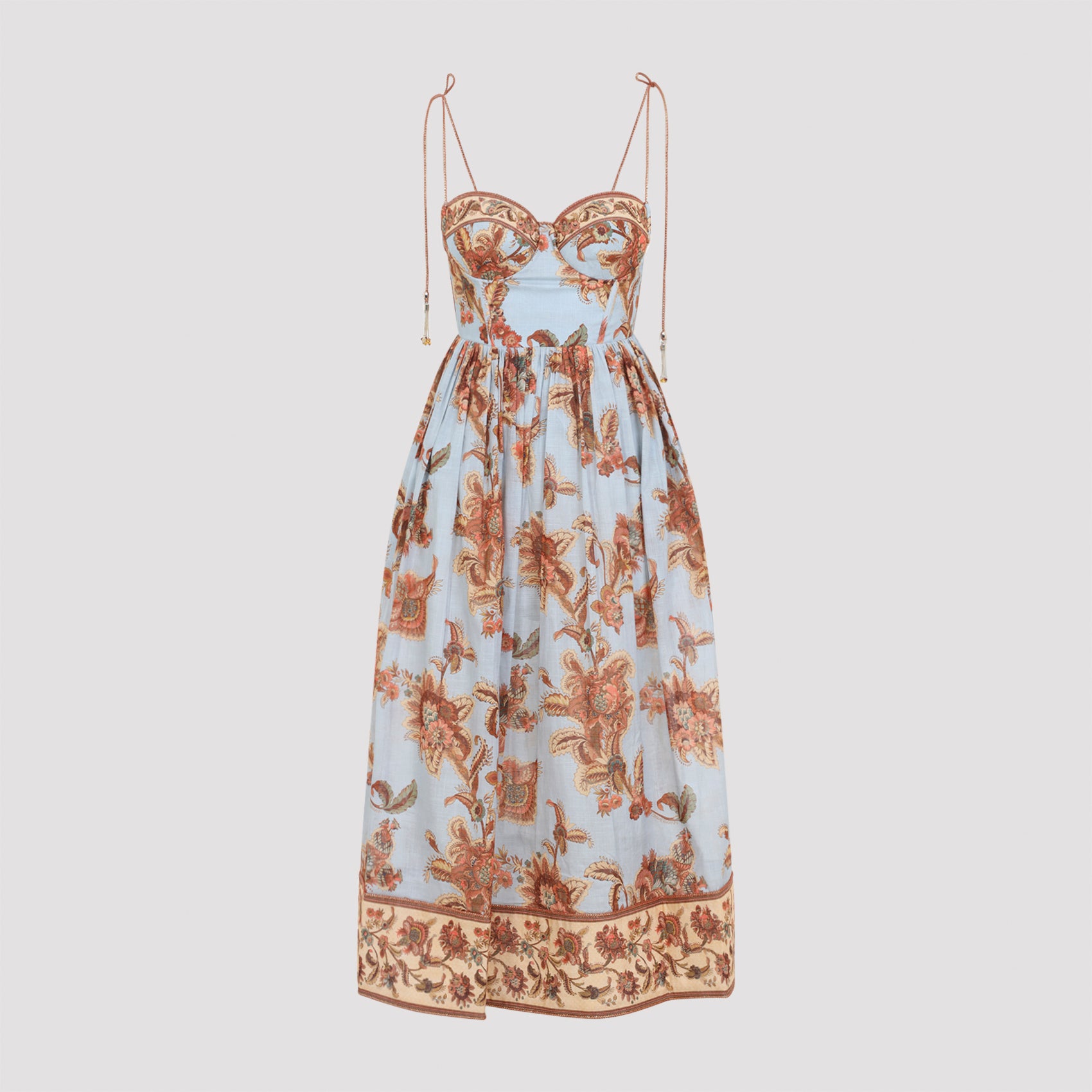 Zimmermann Aster Corset Midi Dress