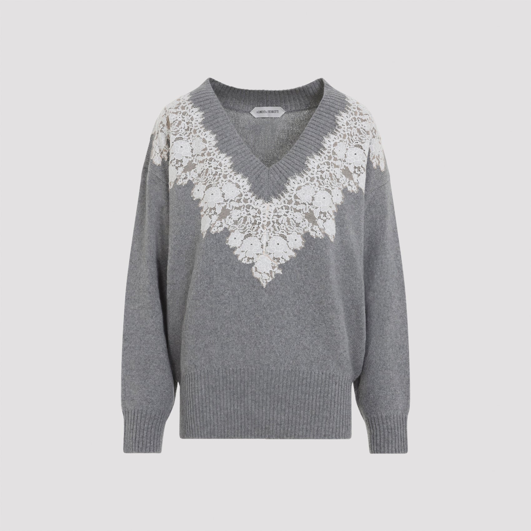 Alberta Ferretti V Neck Sweater