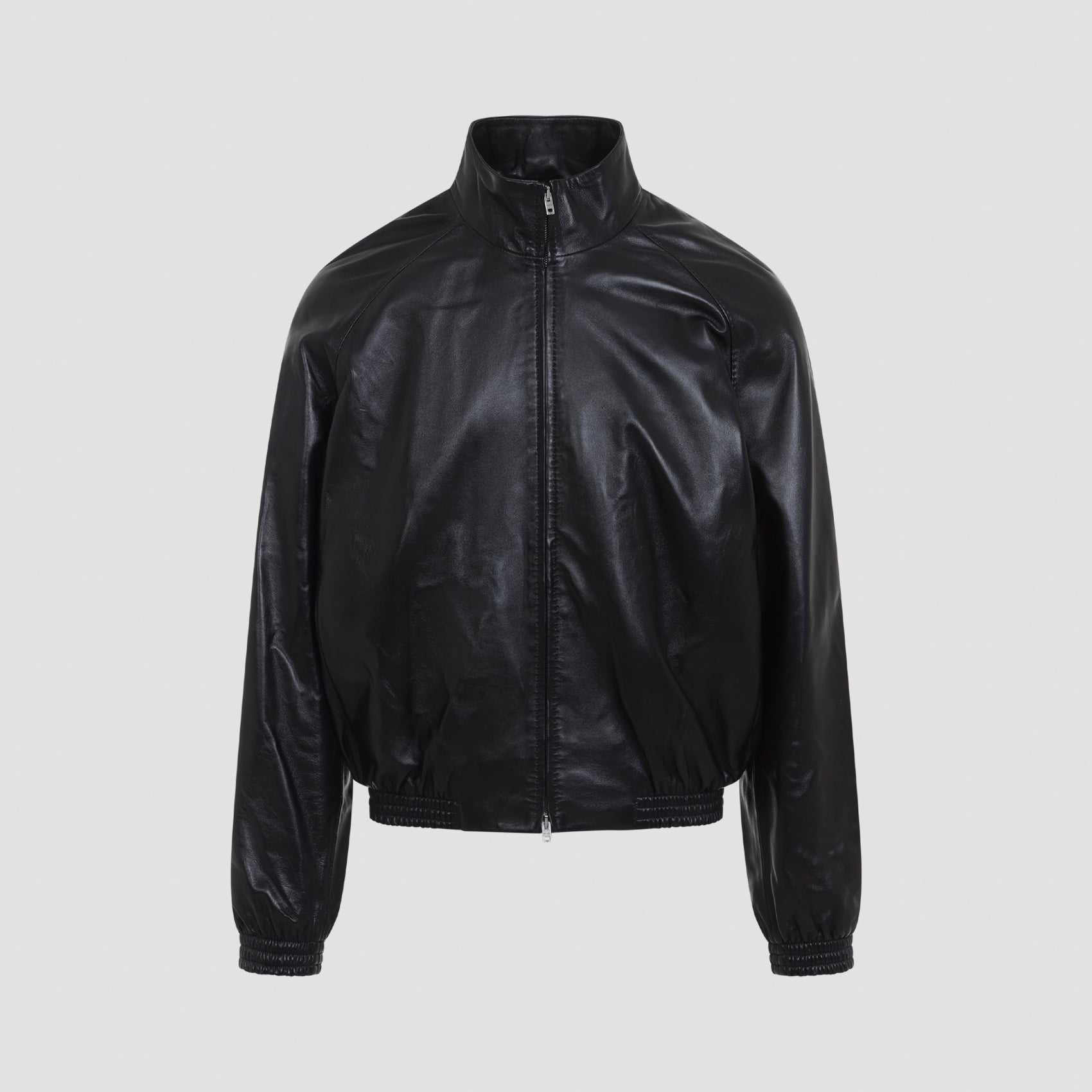Acne Studios Leather Bomber Jacket