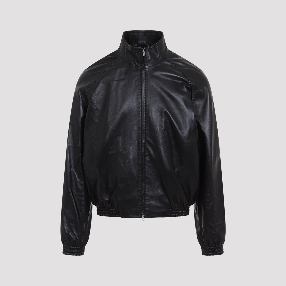 Acne Studios Leather Bomber Jacket