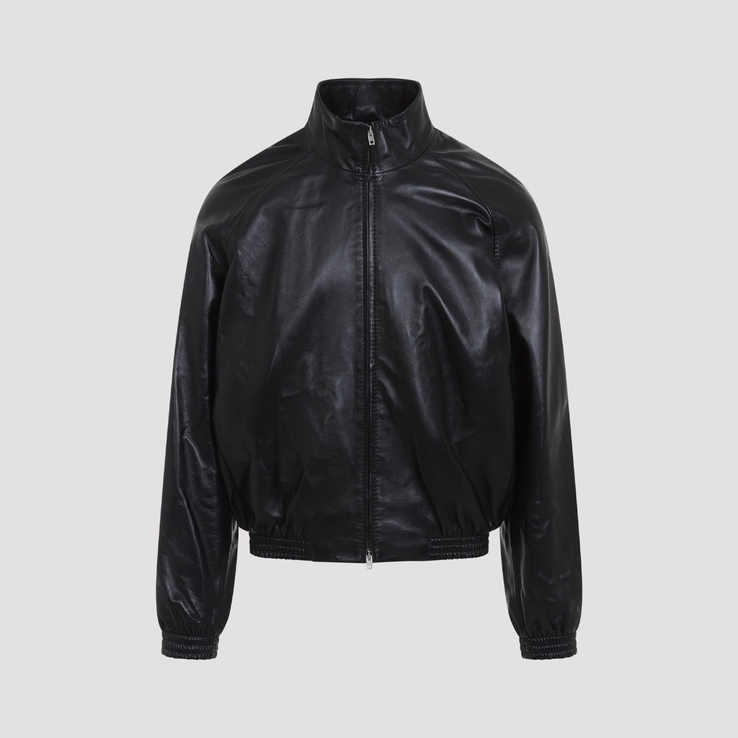Acne Studios Leather Bomber Jacket