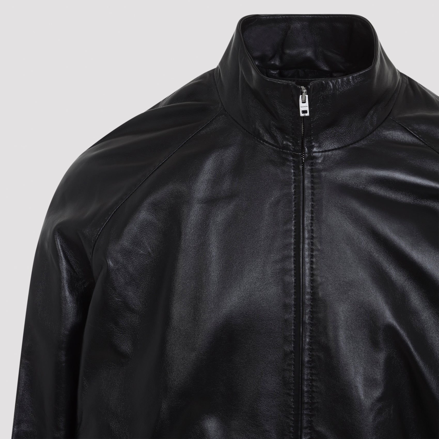 Acne Studios Leather Bomber Jacket