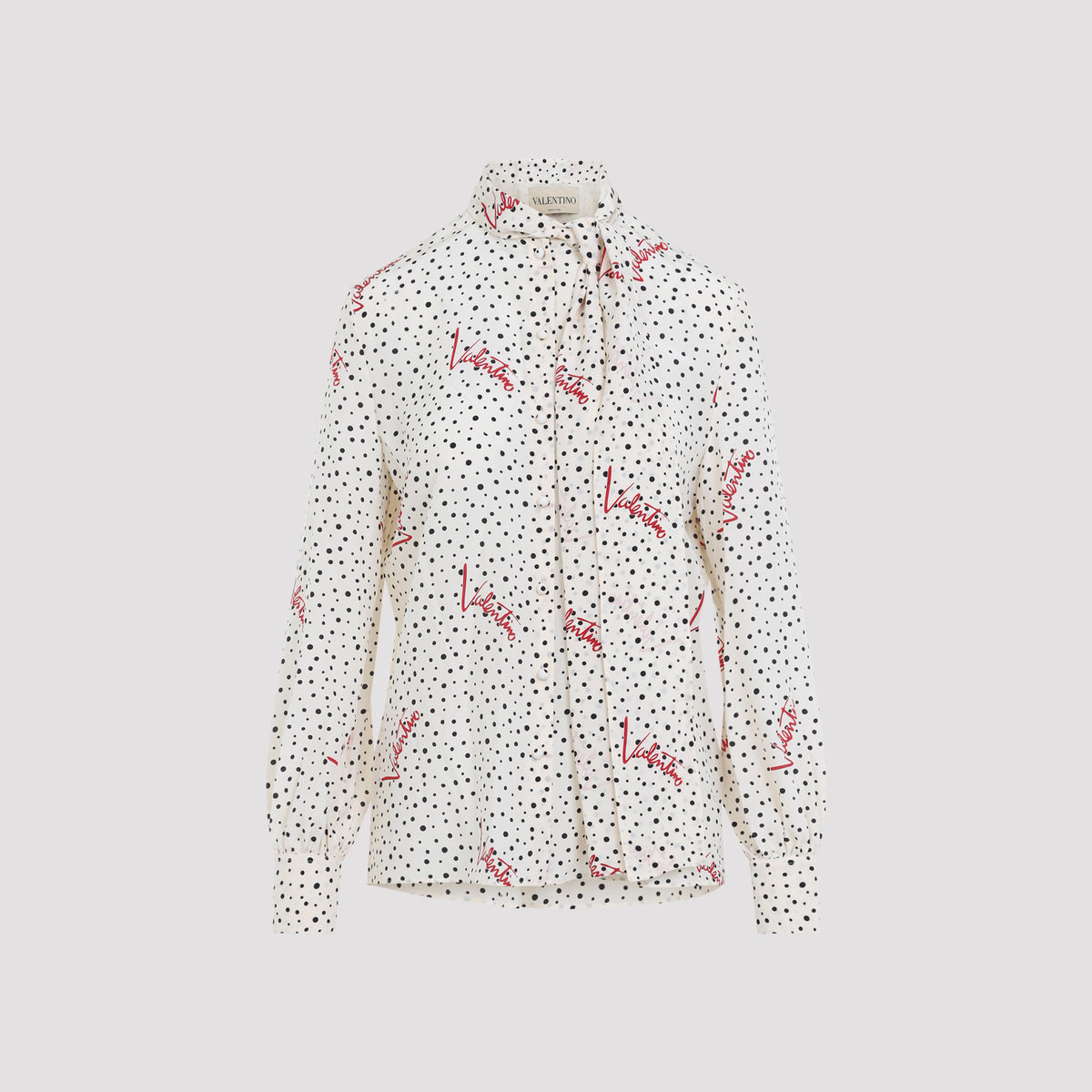 Valentino Bollicine Crepe Shirt