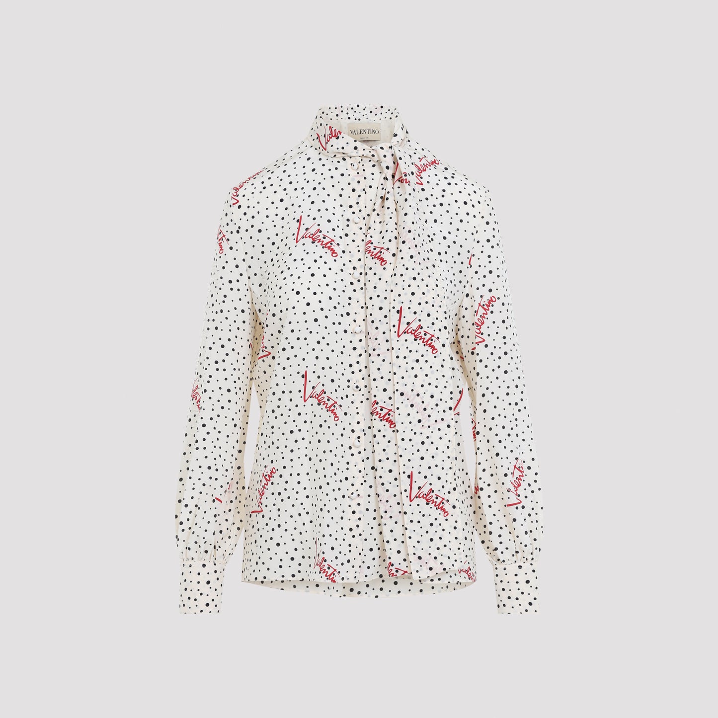 Valentino Bollicine Crepe Shirt