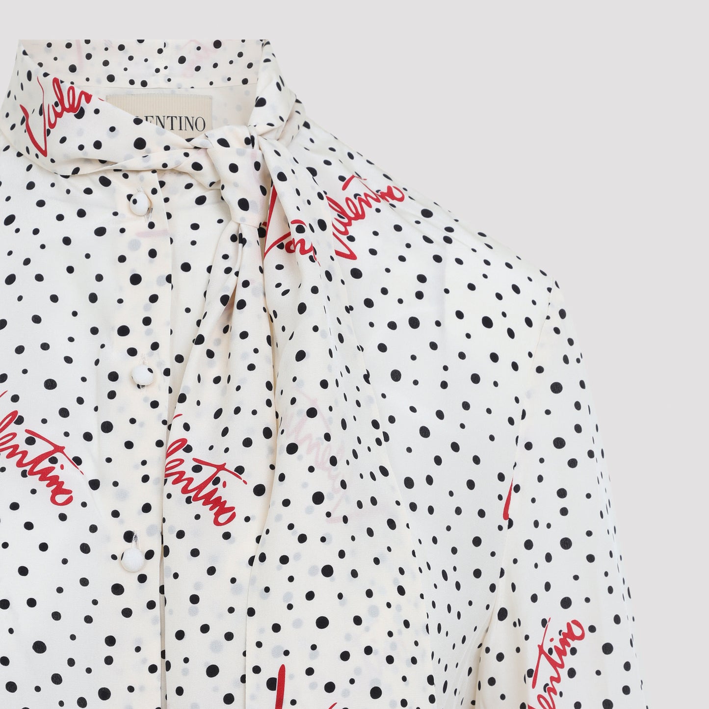 Valentino Bollicine Crepe Shirt