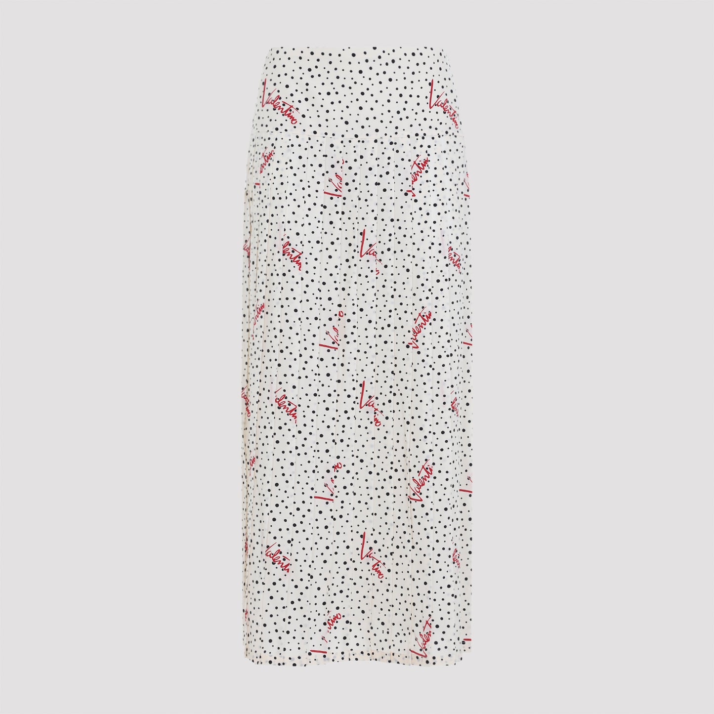 Valentino Plisse Bollicine Midi Skirt
