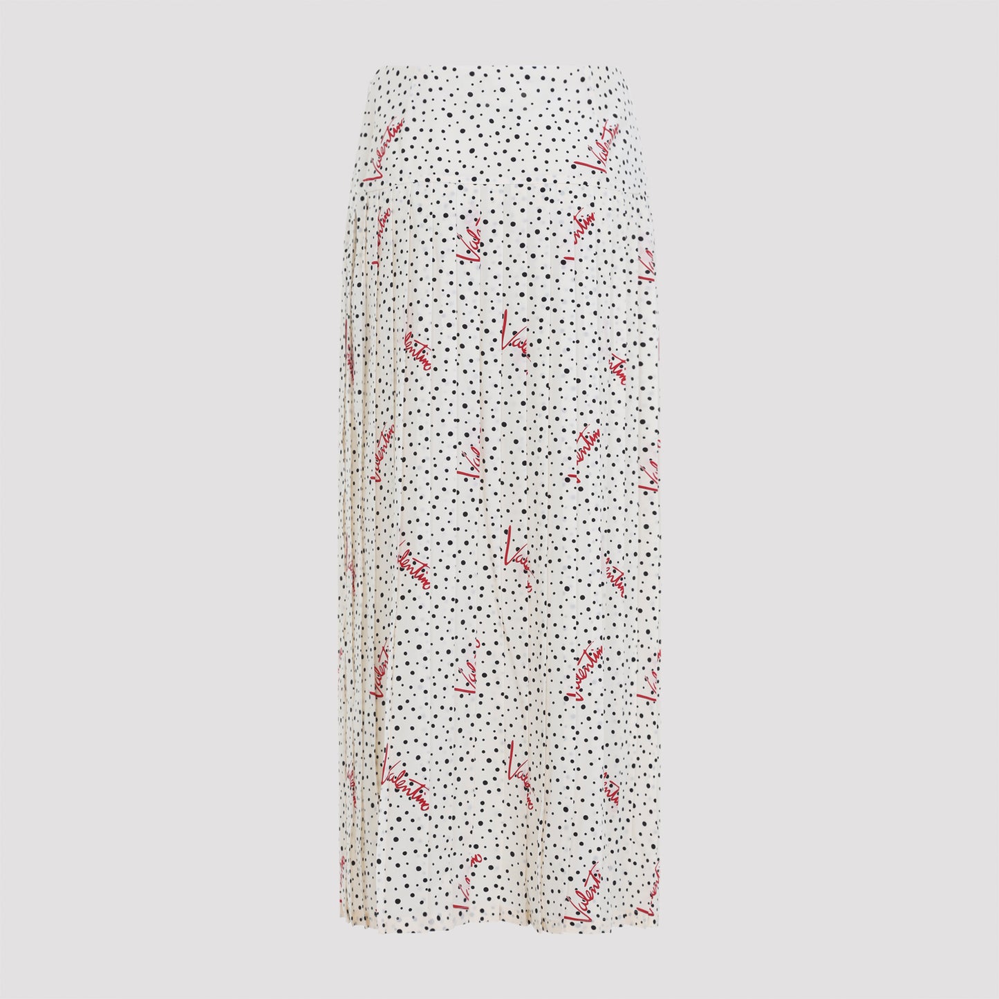 Valentino Plisse Bollicine Midi Skirt