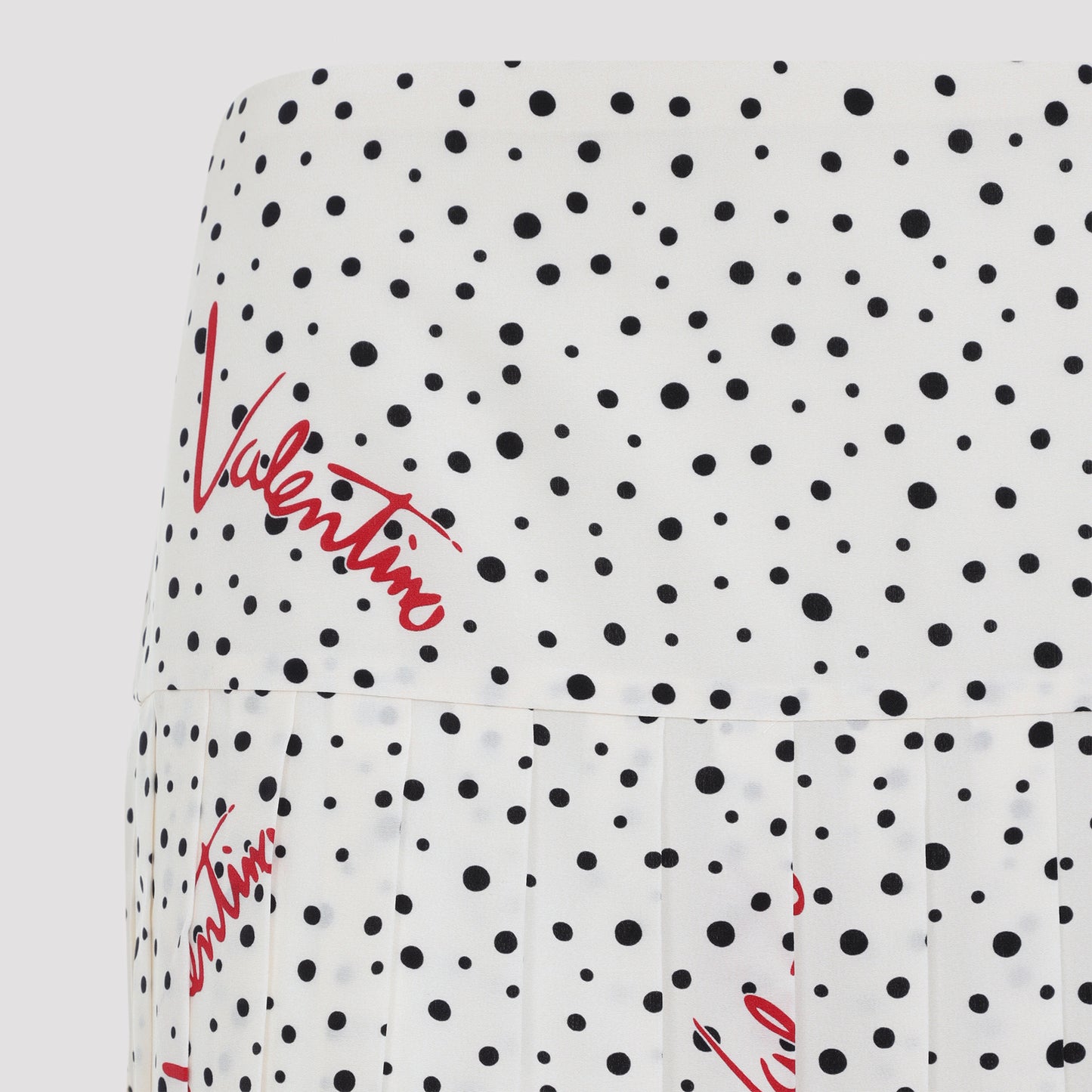 Valentino Plisse Bollicine Midi Skirt
