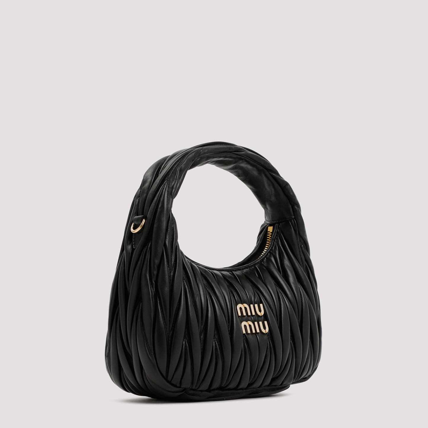 Miu Miu Wander matelassé hobo bag