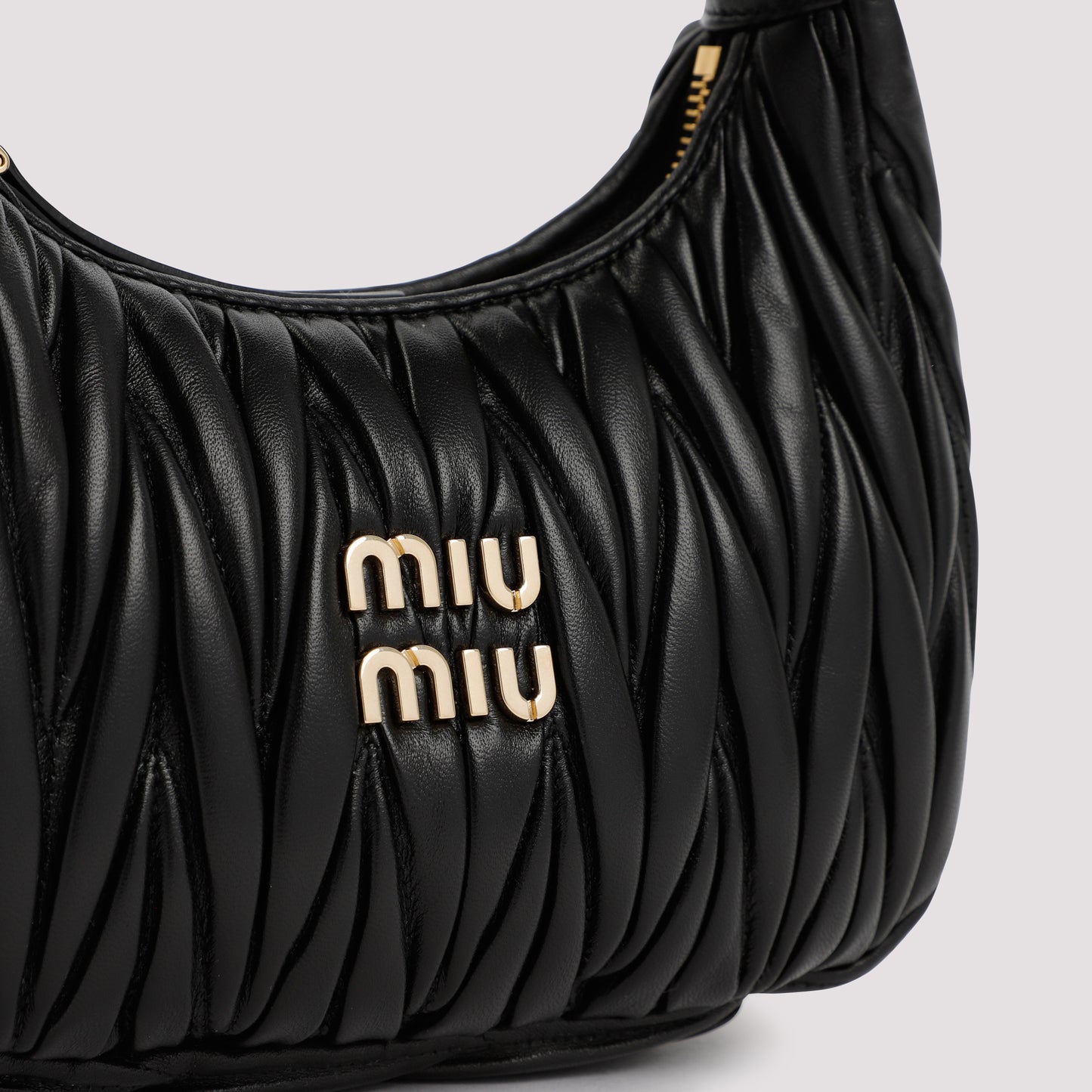 Miu Miu Wander matelassé hobo bag