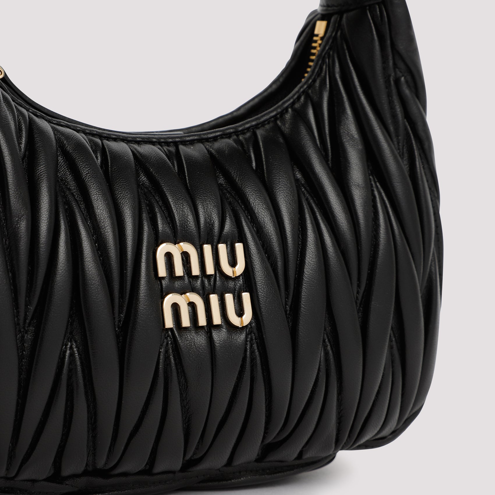 Miu Miu Wander matelassé hobo bag