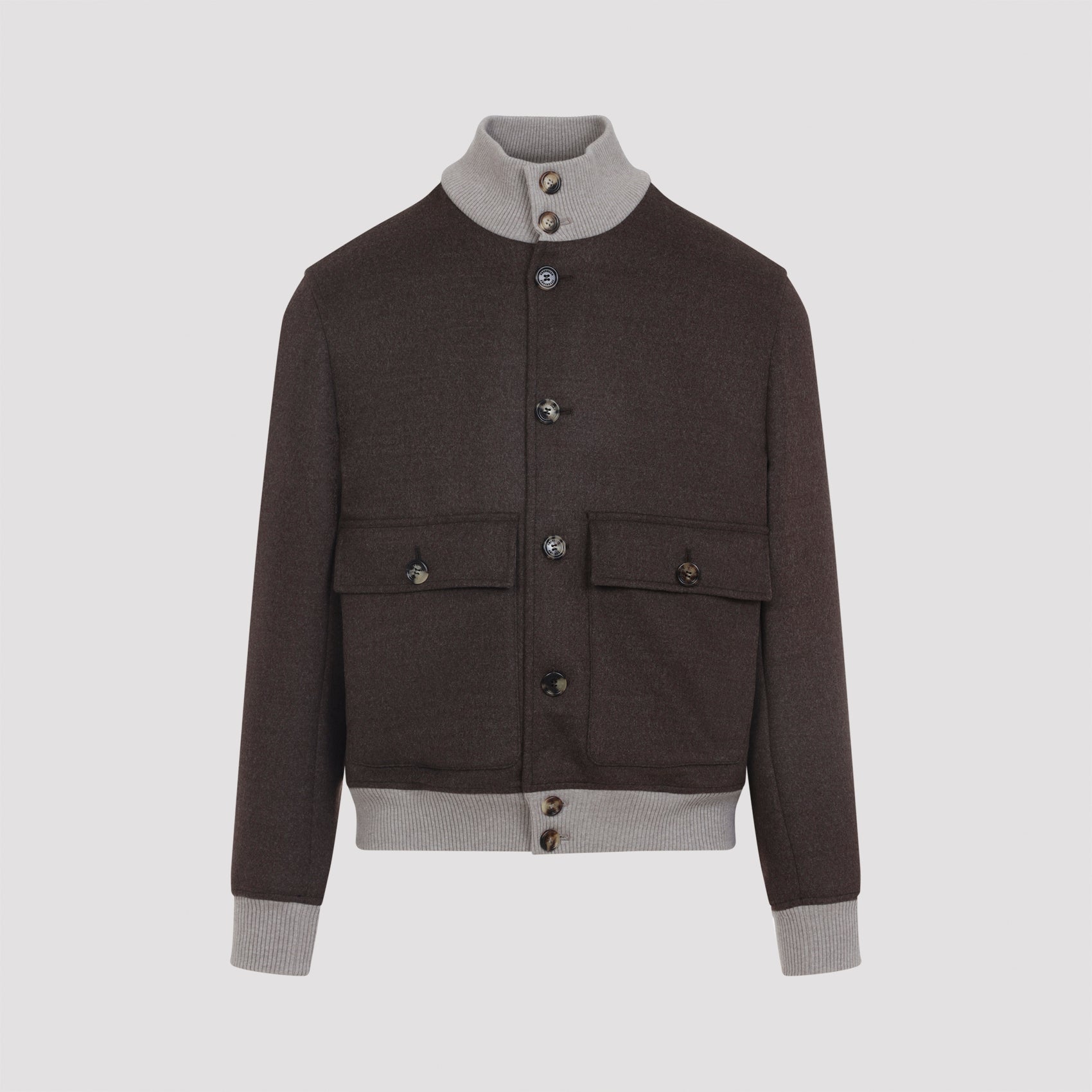 Brunello Cucinelli Wool Bomber Jacket