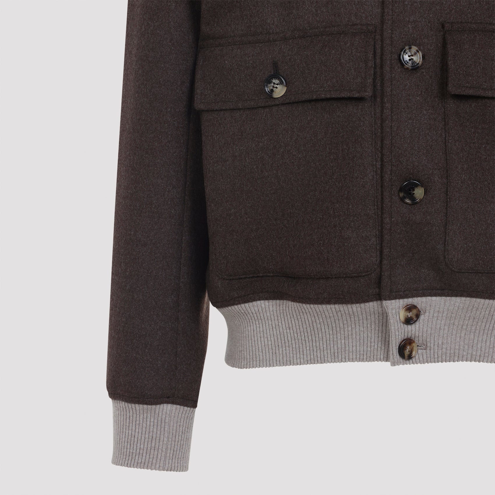 Brunello Cucinelli Wool Bomber Jacket