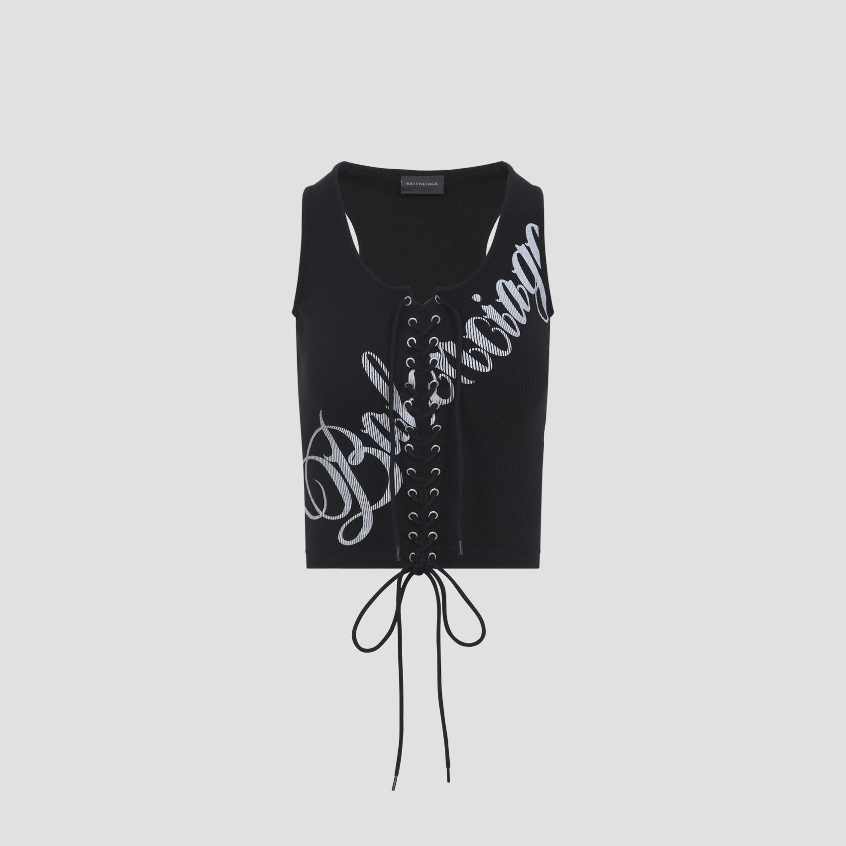 Balenciaga Lace Up Top