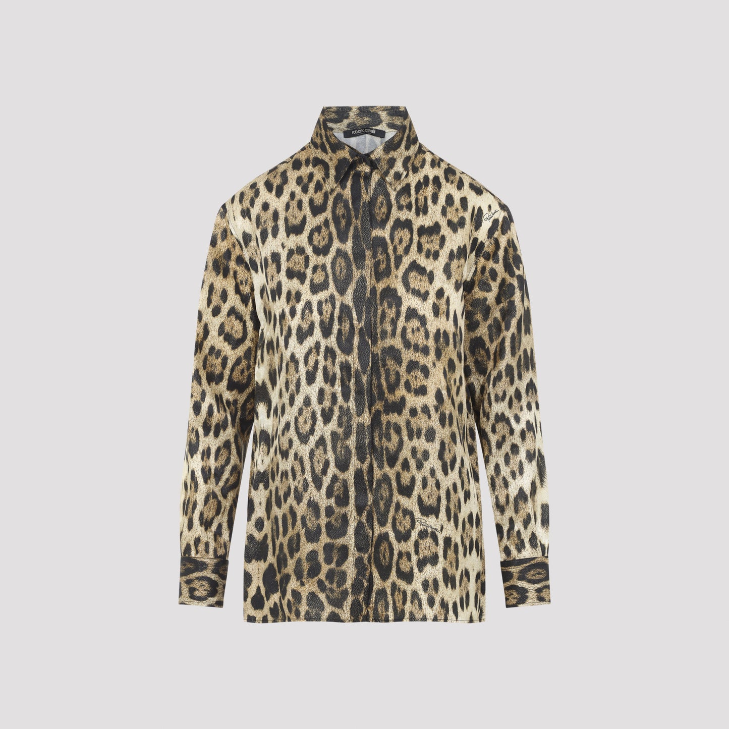 Roberto Cavalli Jaguard Print Shirt