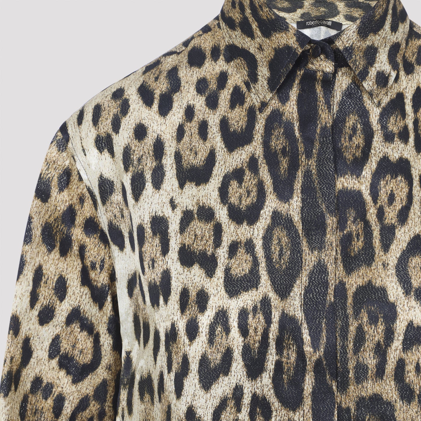 Roberto Cavalli Jaguard Print Shirt