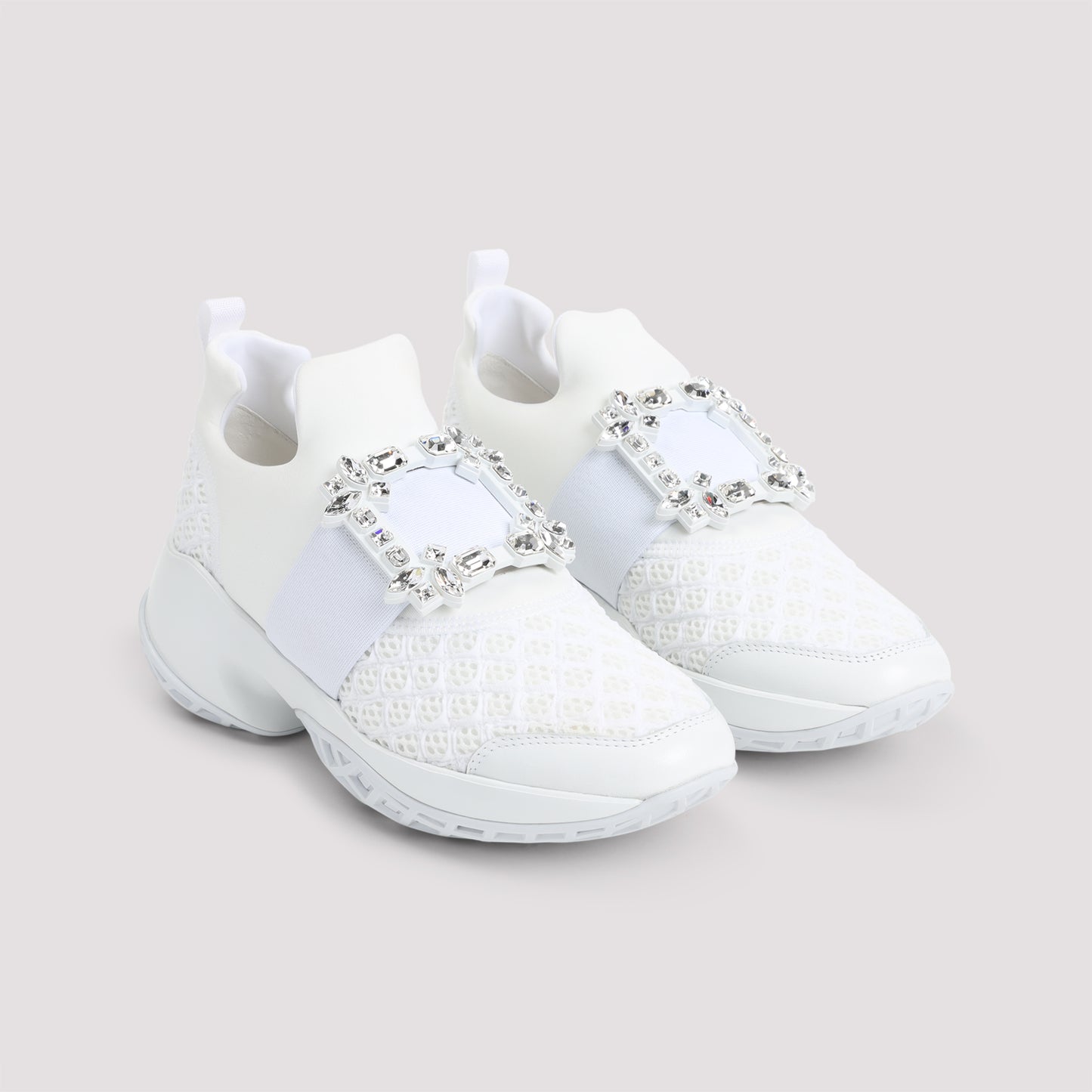 Roger Vivier Run Strass Buckle Sneakers