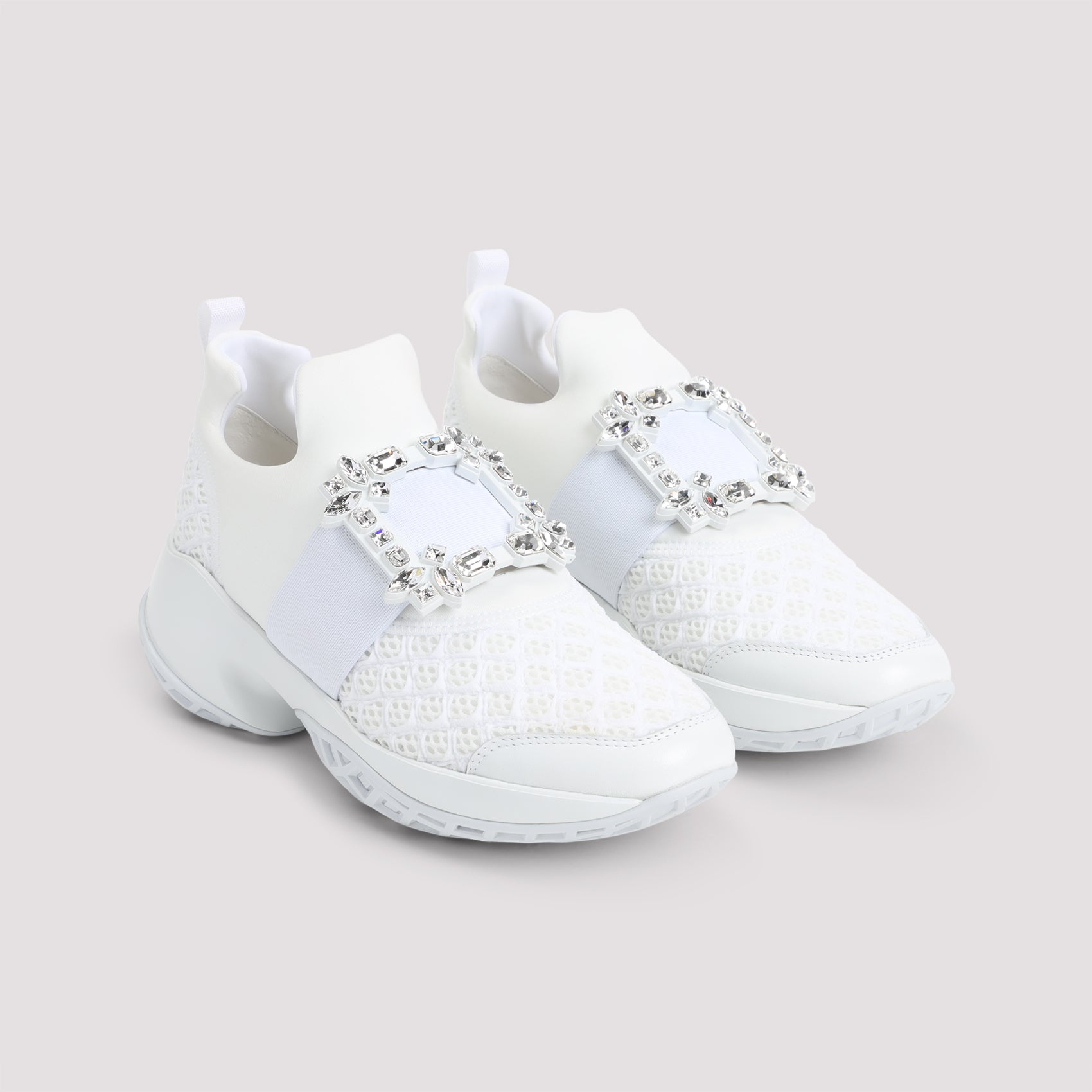 Roger Vivier Run Strass Buckle Sneakers