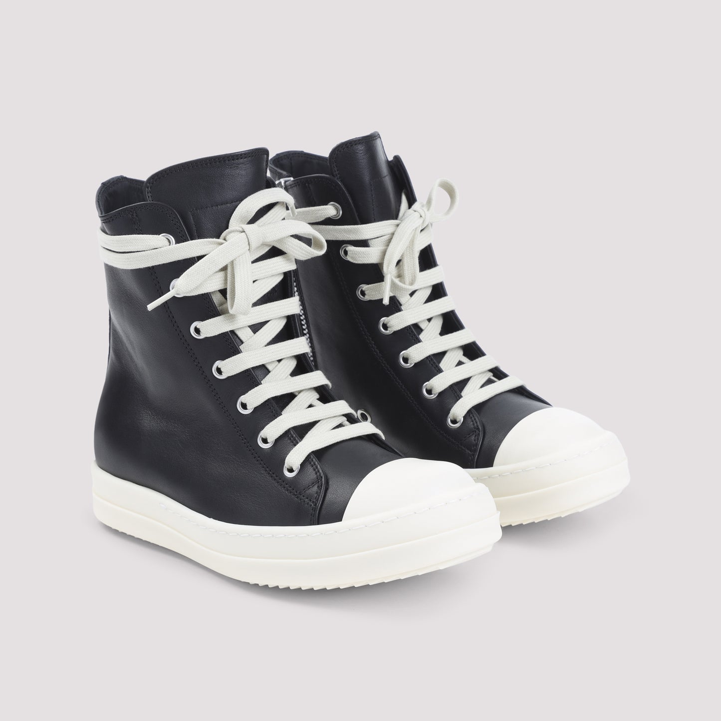 Rick Owens Leather Sneakers