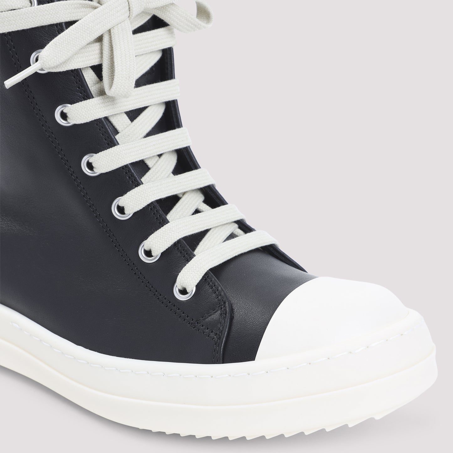 Rick Owens Leather Sneakers