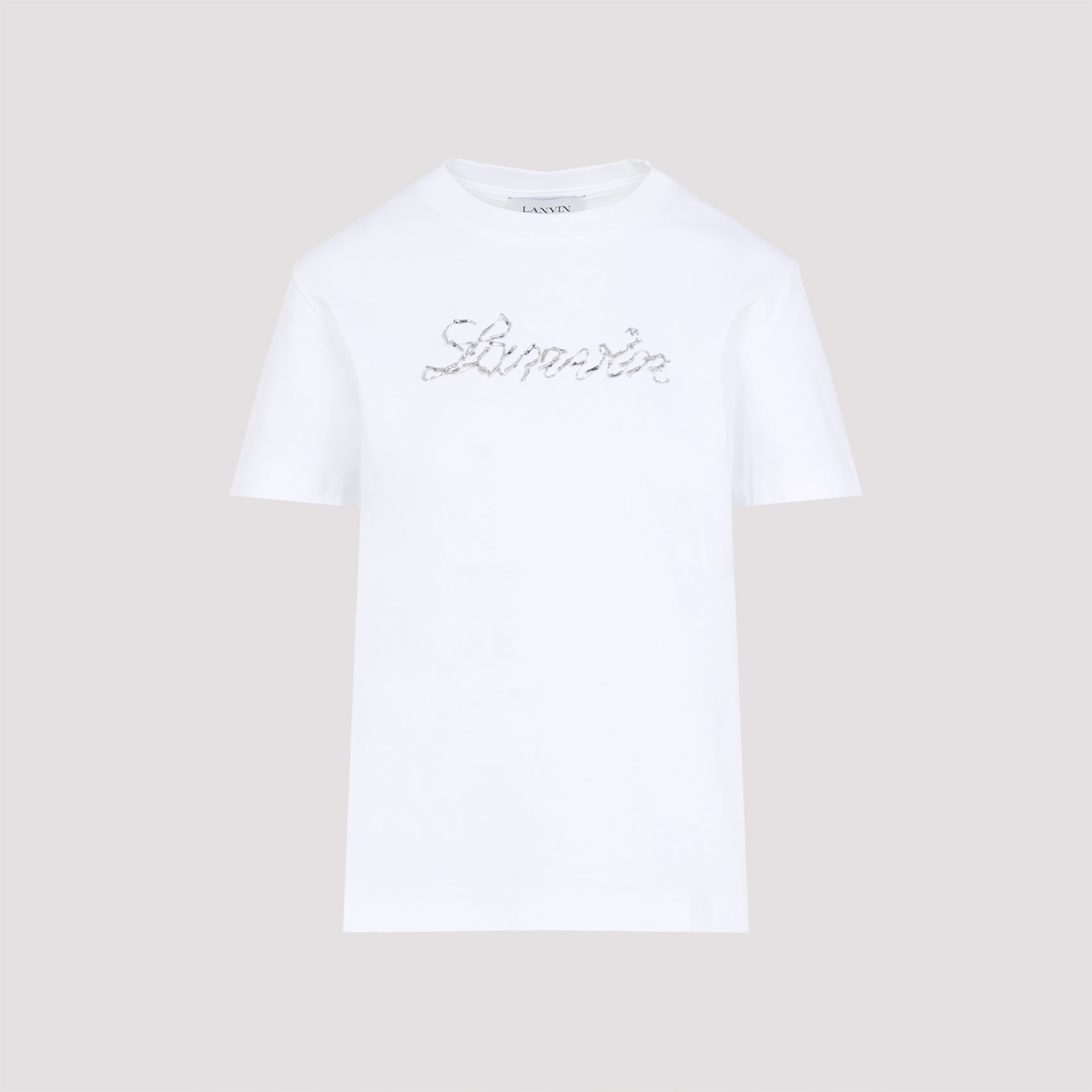 Lanvin Embroidered Script Logo T-shirt