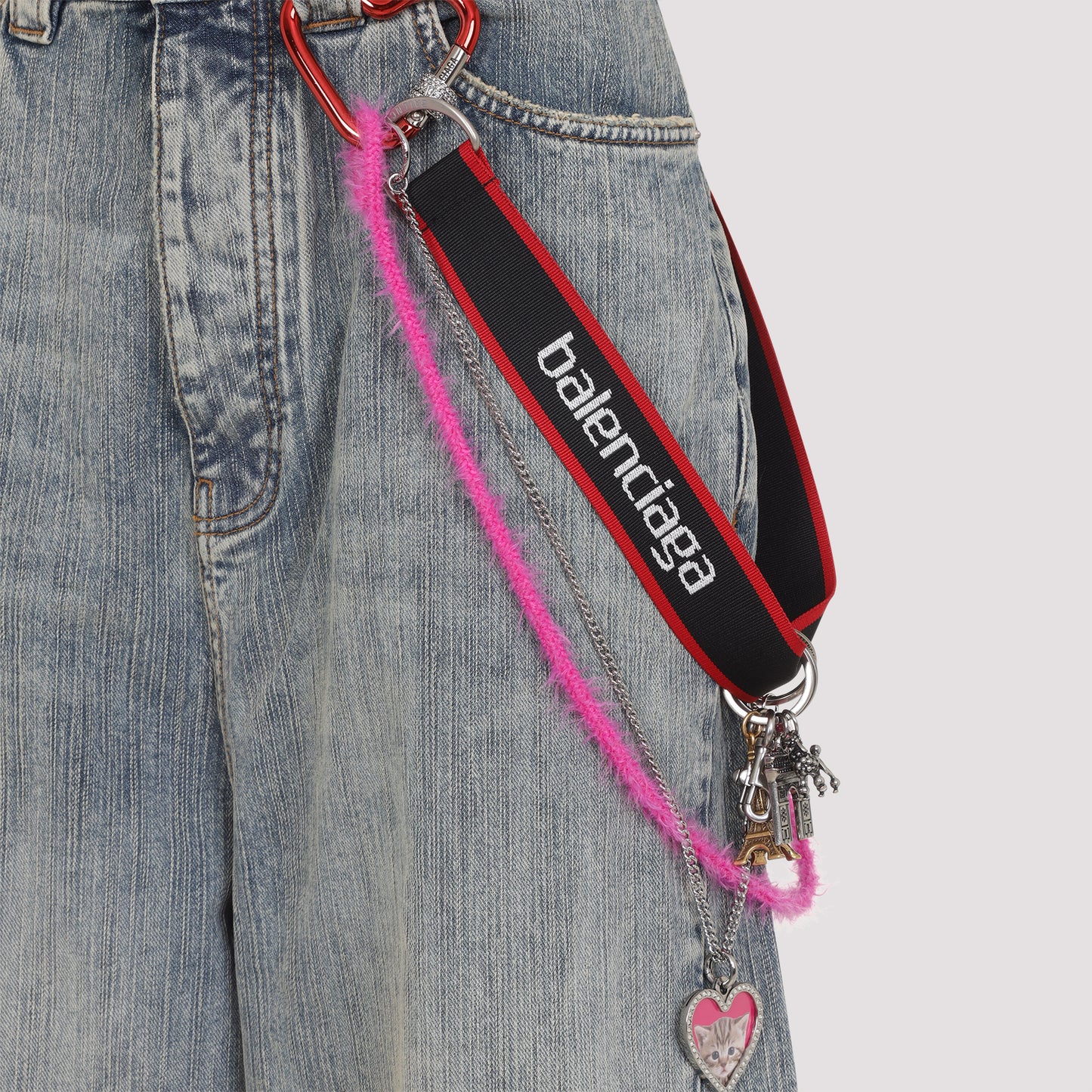 Balenciaga Charms Baggy Jeans