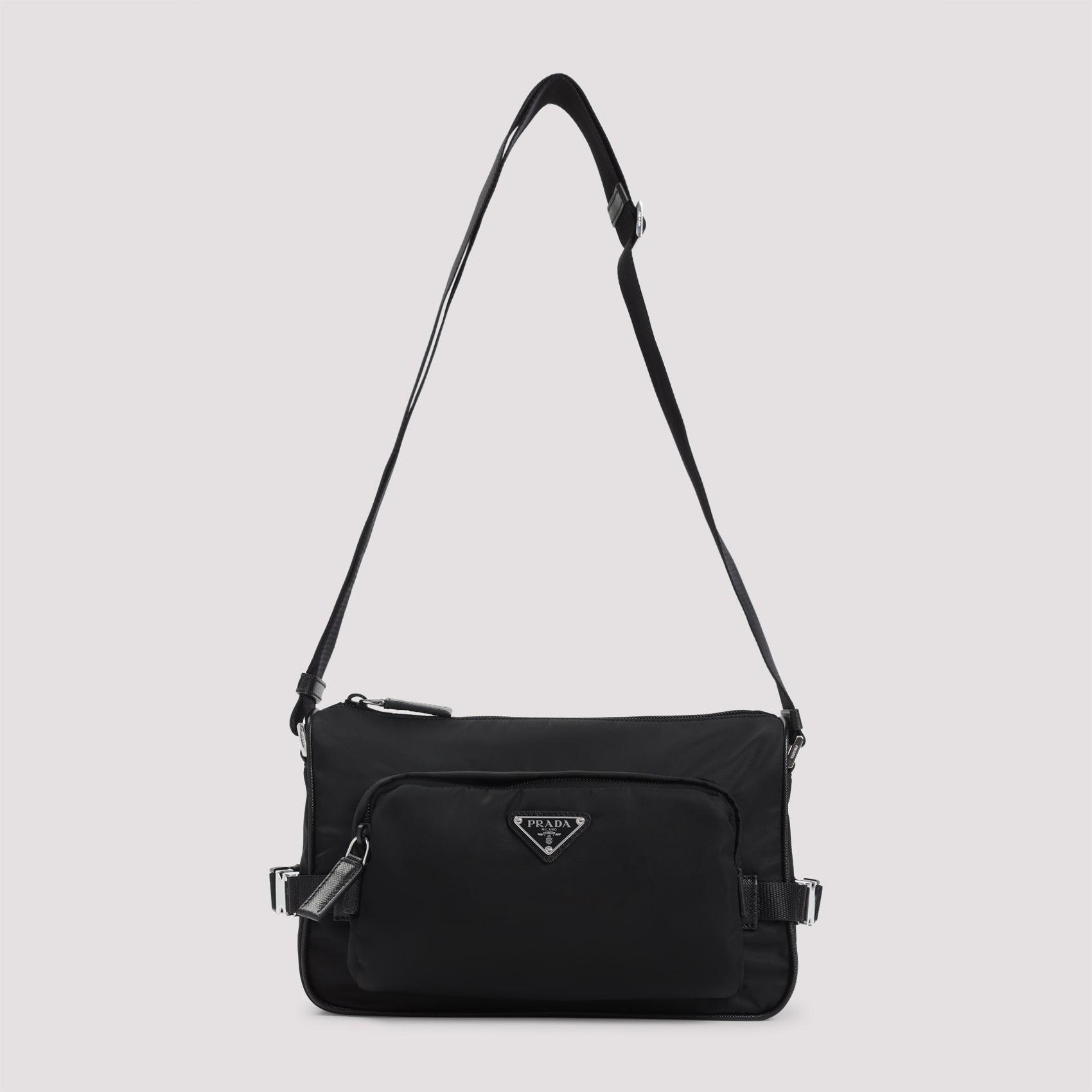 Prada Re-Nylon and leather shoulder bag