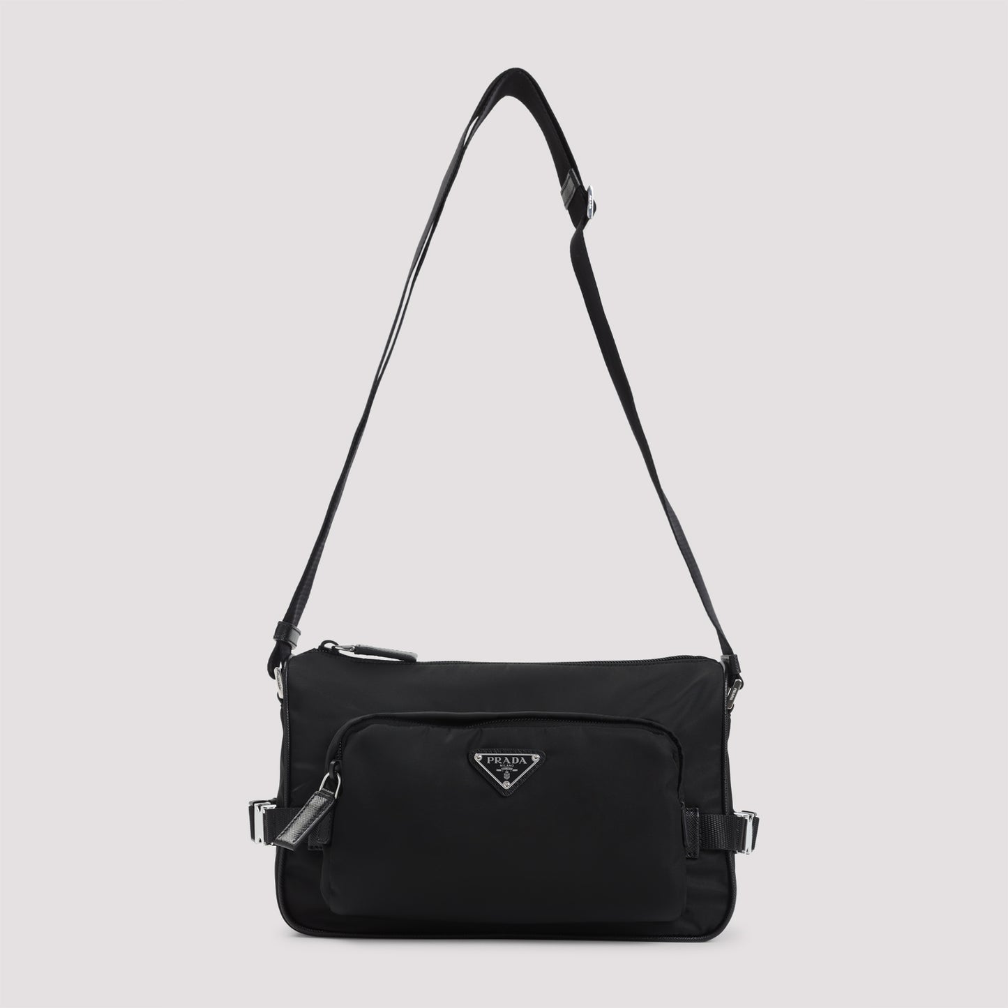Prada Re-Nylon and leather shoulder bag