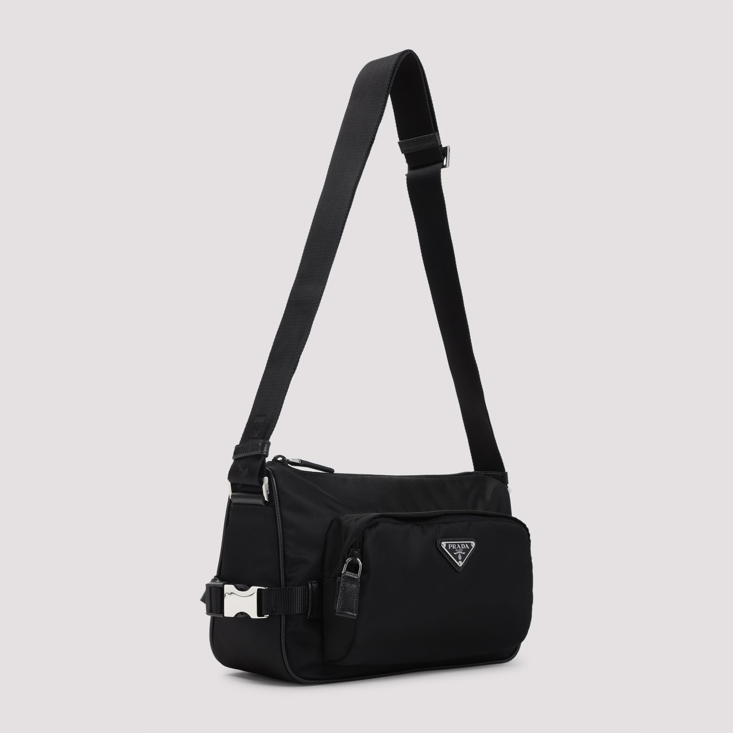 Prada Re-Nylon and leather shoulder bag