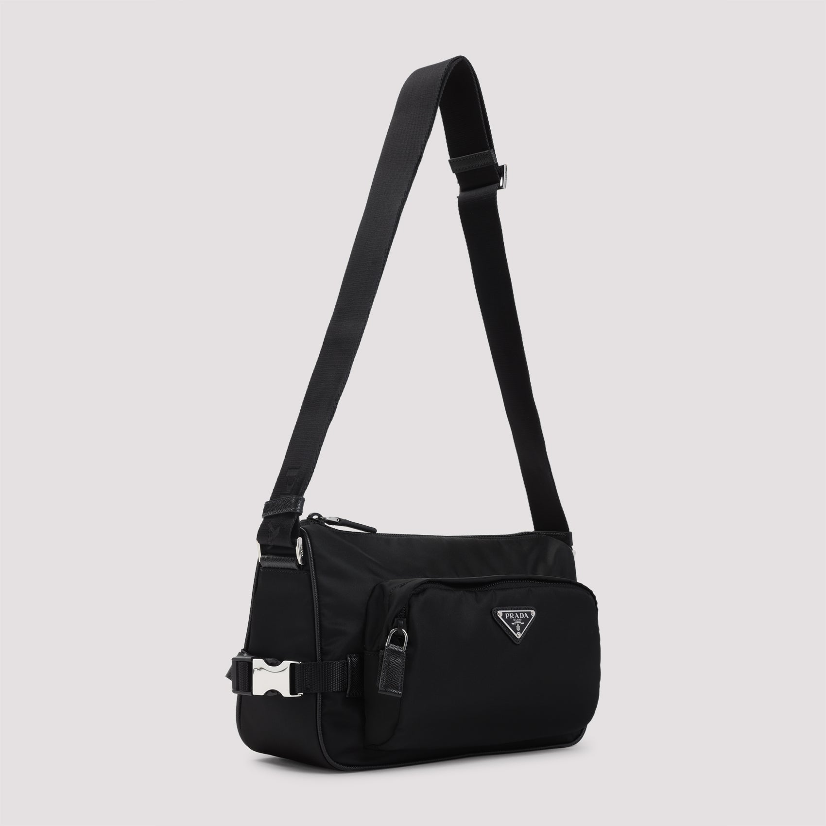 Prada Re-Nylon and leather shoulder bag