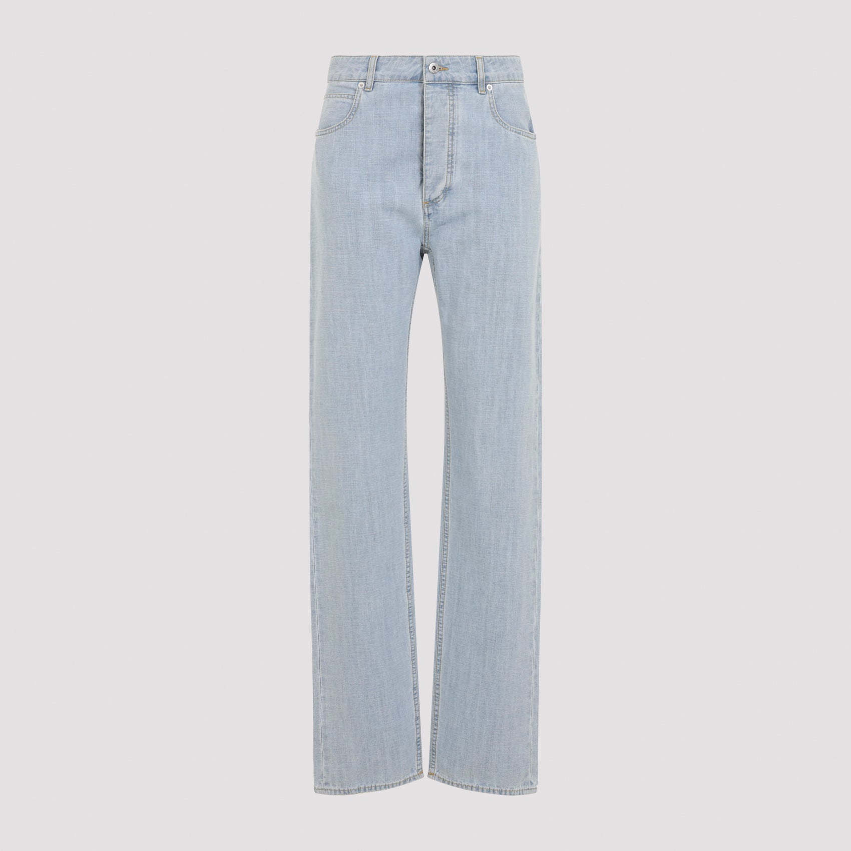 Bottega Veneta Chambray Straight Pants
